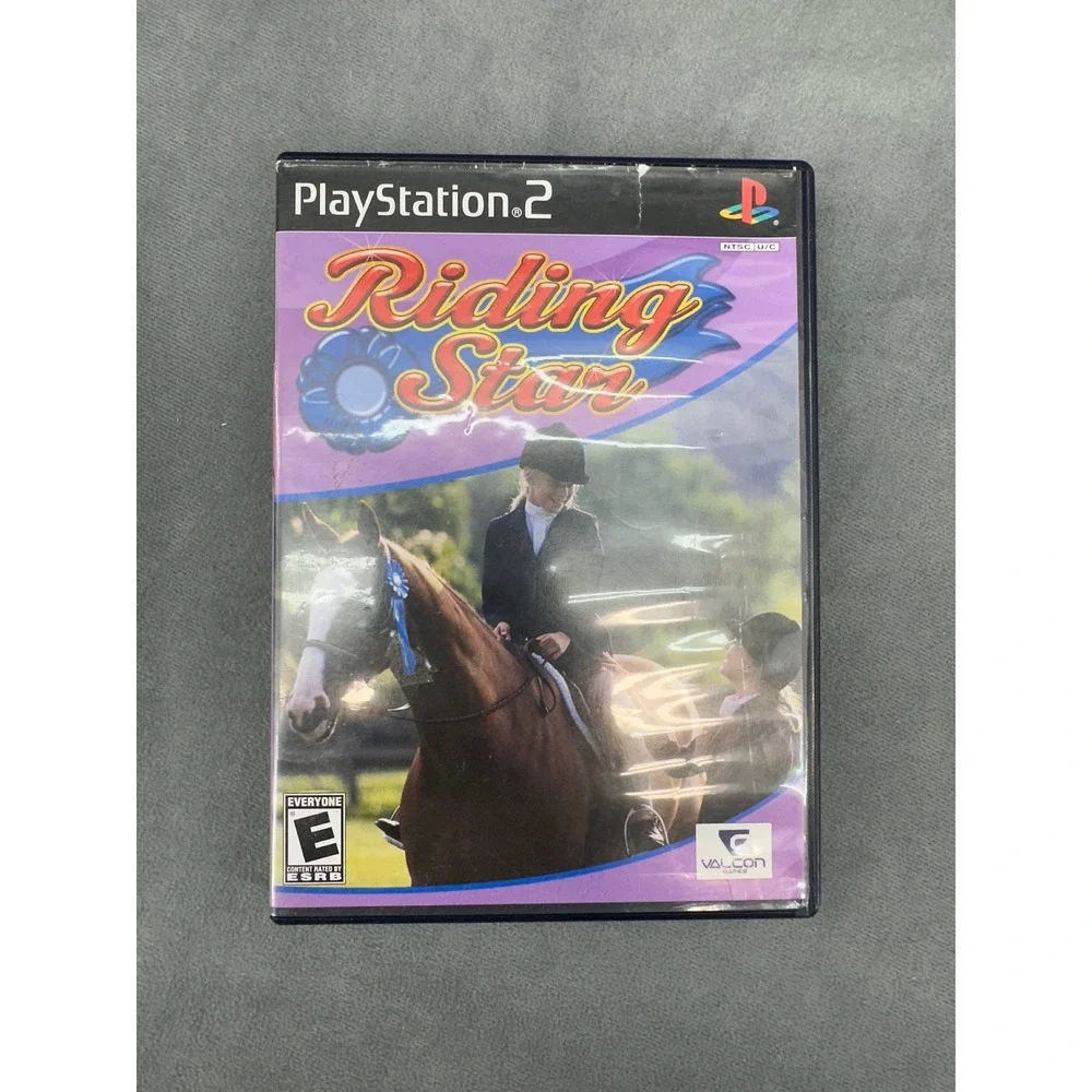 Riding Star Sony PlayStation 2 PS2 Valcon Games 2007 Equestrian Horse Sim Ride
